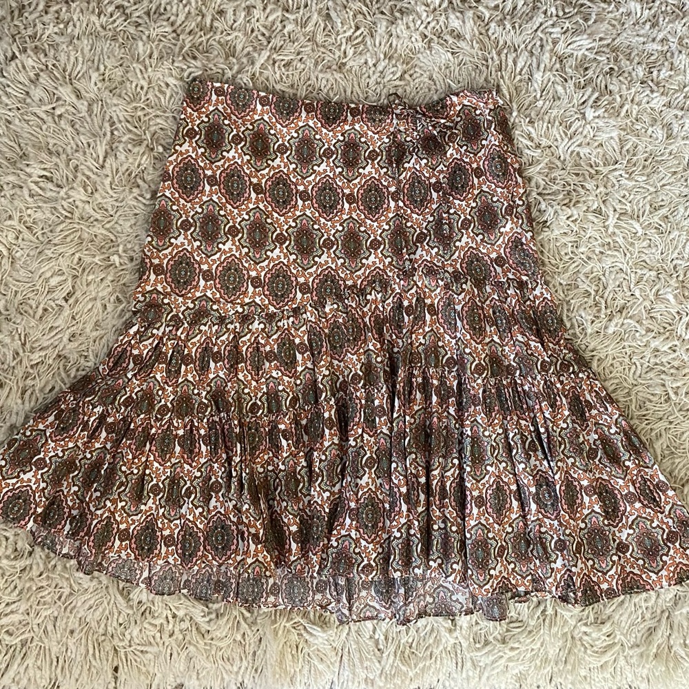 Laundry by Shelli Segal Women Brown Casual Skirt 4